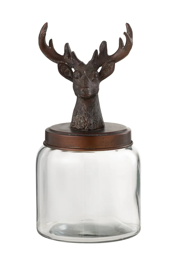 J-Line recipient cu capac transparent 47447