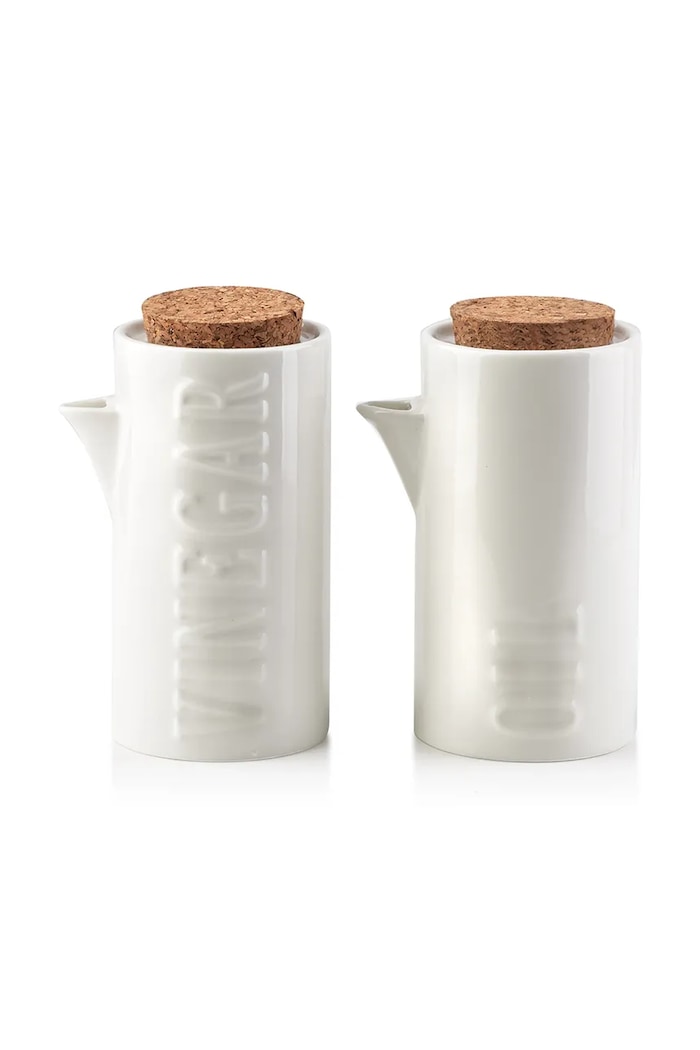 Affek Design set de recipiente pentru ulei și oțet Modern Life 0,2 L alb HTD2139.PROM