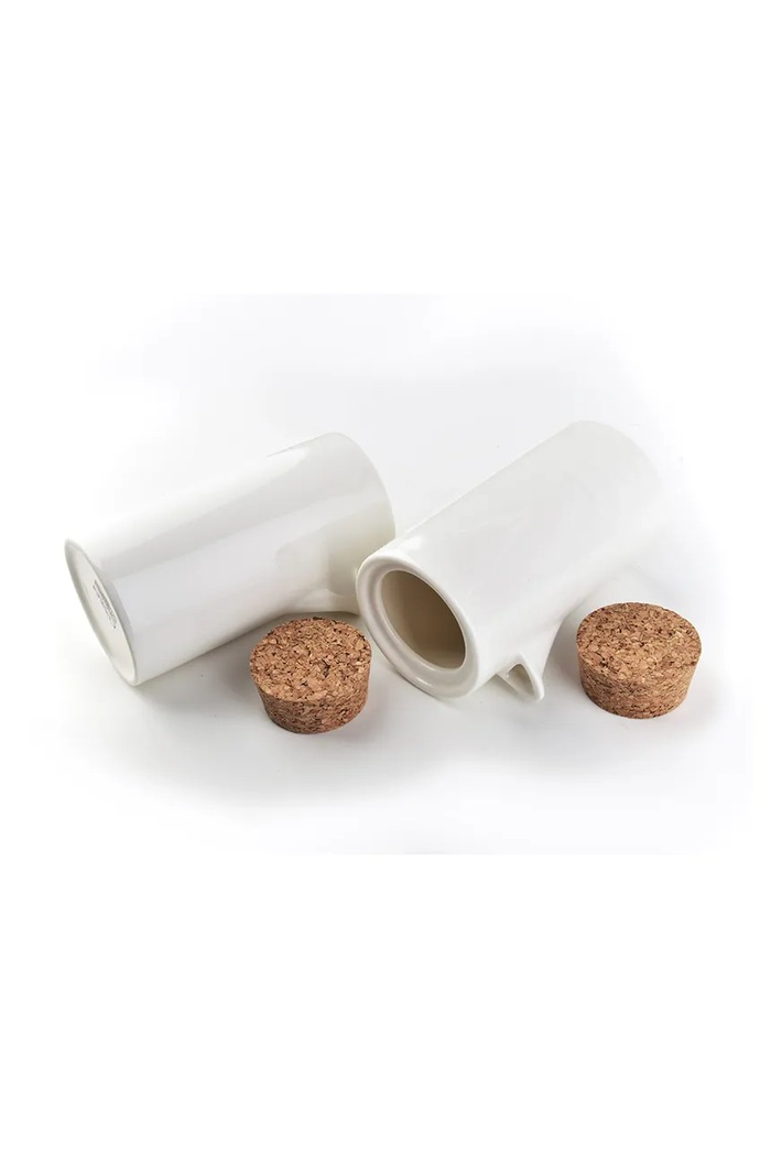 Affek Design set de recipiente pentru ulei și oțet Modern Life 0,2 L HTD2139.PROM alb AA00