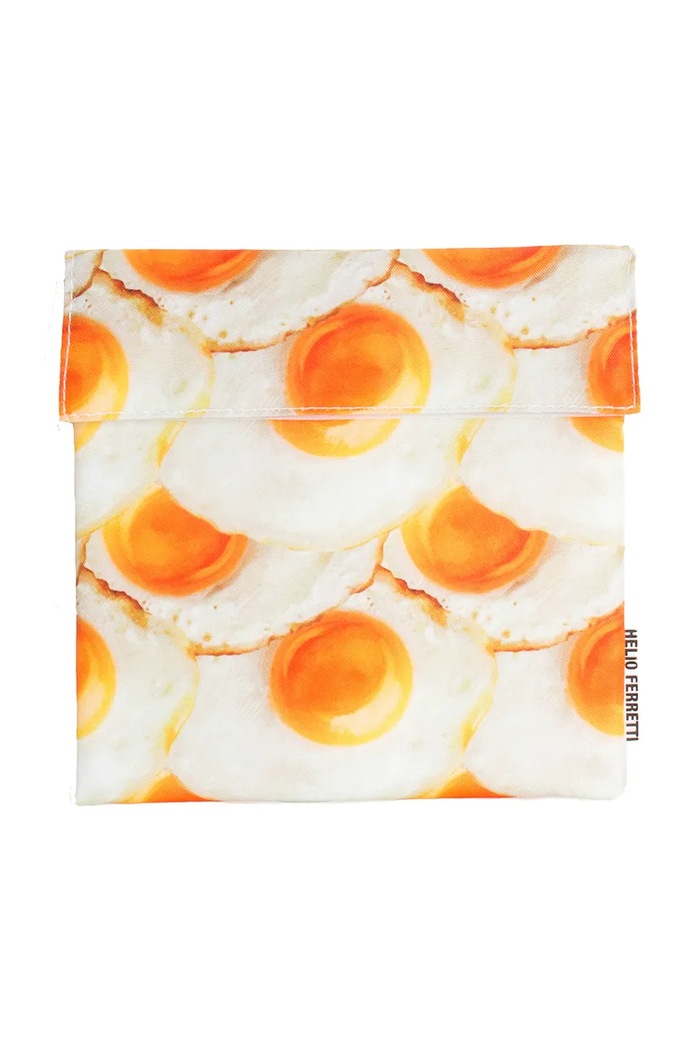Helio Ferretti Pungă cu gustări Fried Egg 18 x 18 cm multicolor 122721
