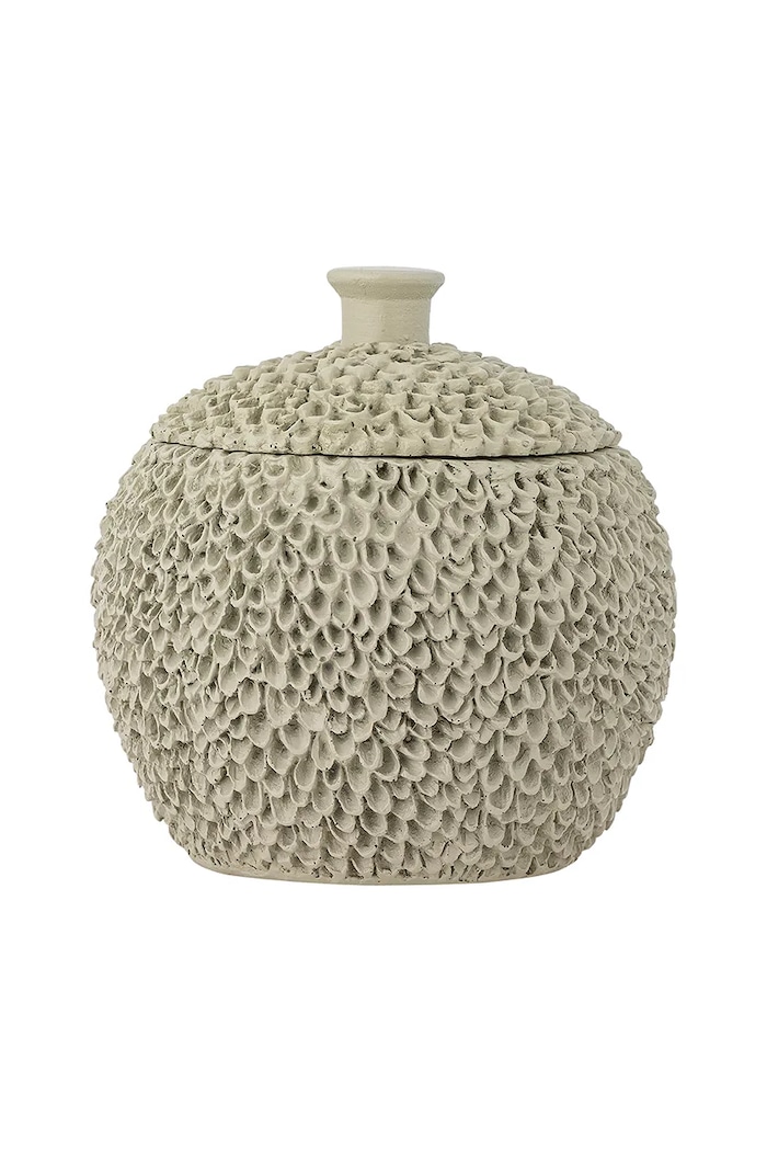 Δοχείο με καπάκι Bloomingville Briar 12,5 x 13 cm γκρί 82072631