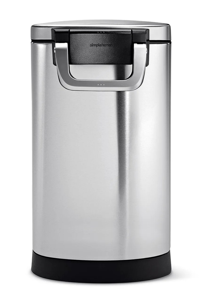 Simplehuman recipient hrană pentru animale de companie 25 L gri CW1887