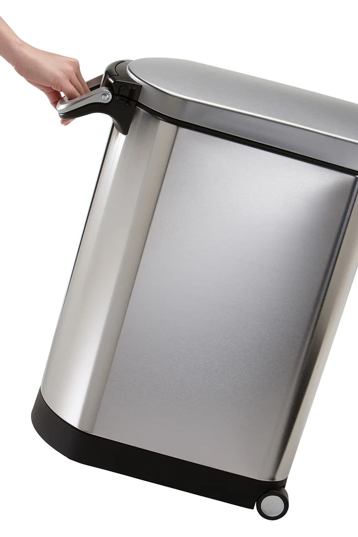Simplehuman recipient hrană pentru animale de companie 25 L CW1887 gri
