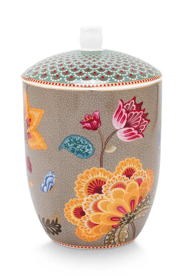 Pip Studio банка для зберігання з порцеляни 1,5 l 51009043 барвистий AA00
