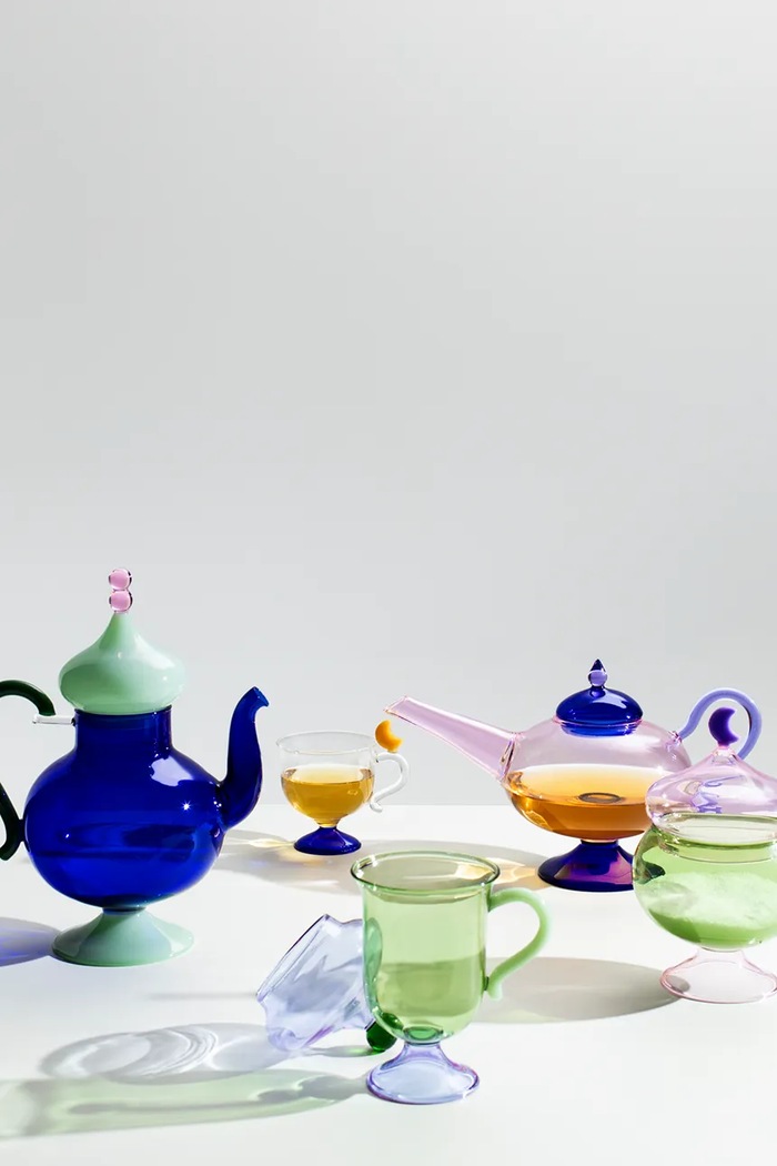 Ichendorf Milano Pojemnik z pokrywką ze szkła barwionego Sogni d'Oriente 500 ml 9354411 multicolor AA00