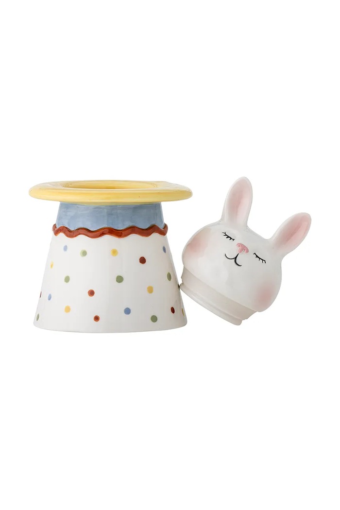 Bloomingville Контейнер от каменинови изделия 12,5 x 19 cm 82063354 многоцветен AA00