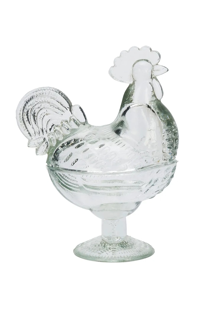 Madam Stoltz pojemnik do przechowywania ze szkła 16 x 11 x 22 cm transparentny EV.35875C