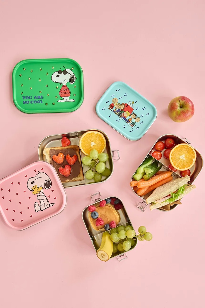 Kuchnia i bar Rice lunchbox ze stali nierdzewnej 16,5 x 6 x 21 cm STLUN.LSNOOPI multicolor