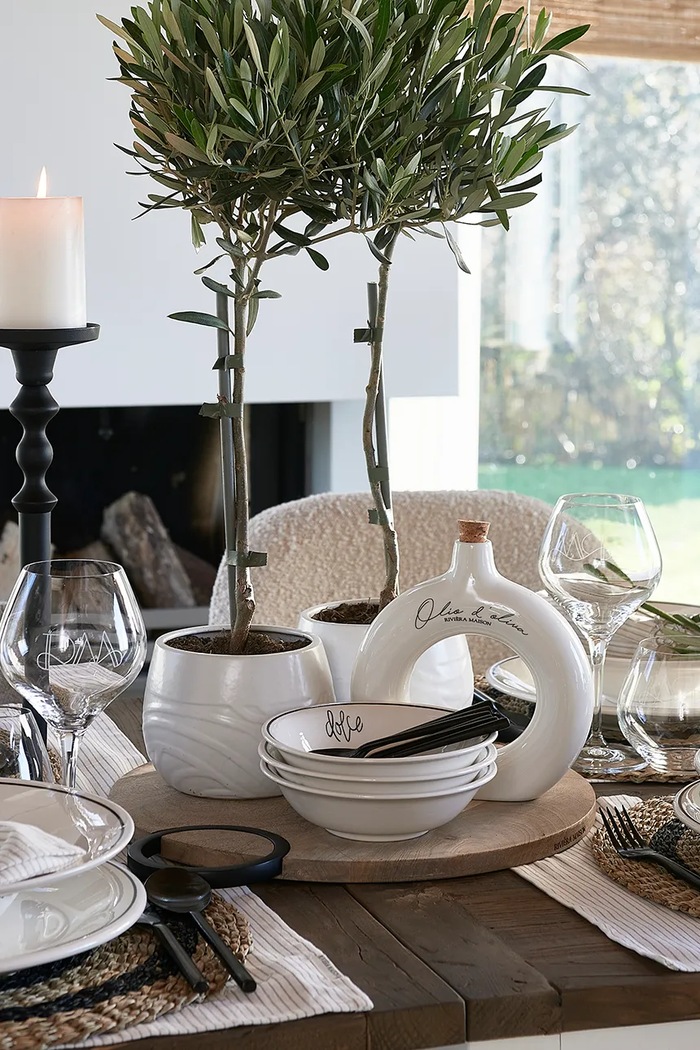 Riviera Maison porcelán üveg olívaolajhoz fehér 476240
