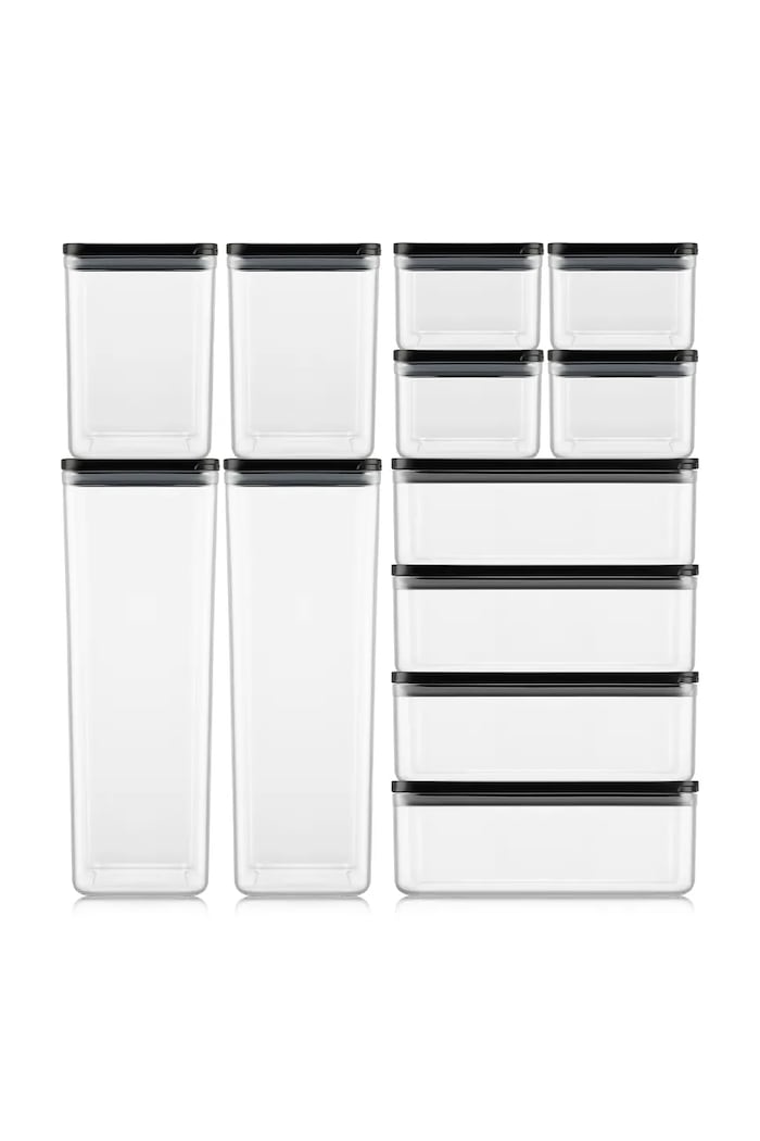 Bodum tartály szett ételekhez műanyagból készült 21,5 x 21,5 x 27,6 cm fekete K12351.01.1
