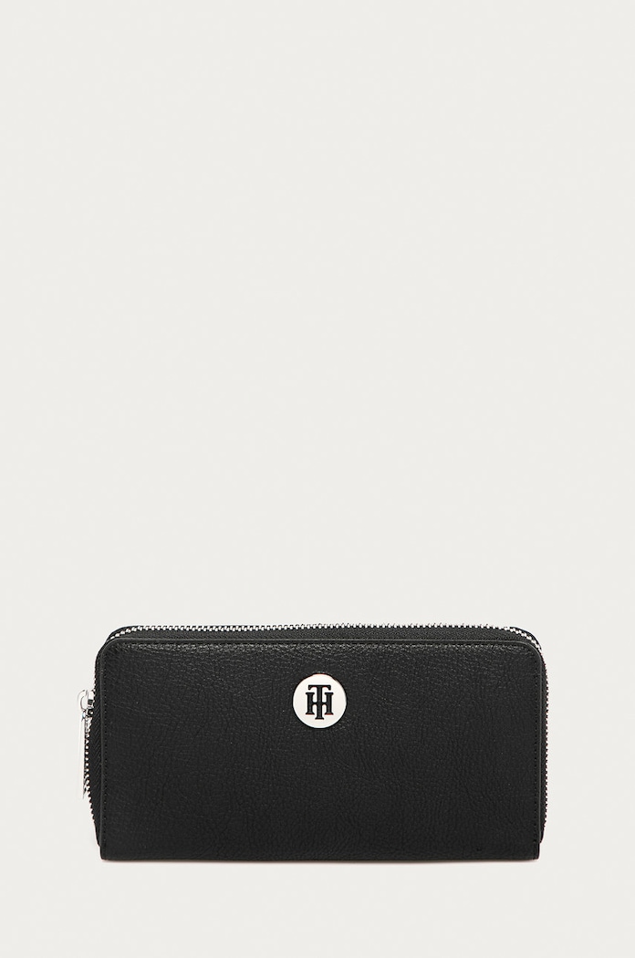 Tommy Hilfiger - Portfel imitacja skóry licowej czarny AW0AW08603.NOS