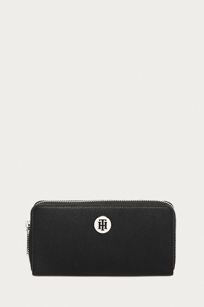 Tommy Hilfiger - Portfel imitacja skóry licowej czarny AW0AW08603.NOS