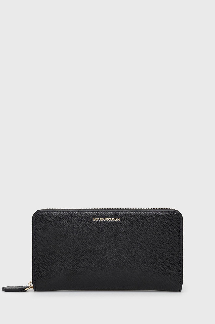 Peněženka Emporio Armani imitace kůže černá Y3H168.YH15A.NOS