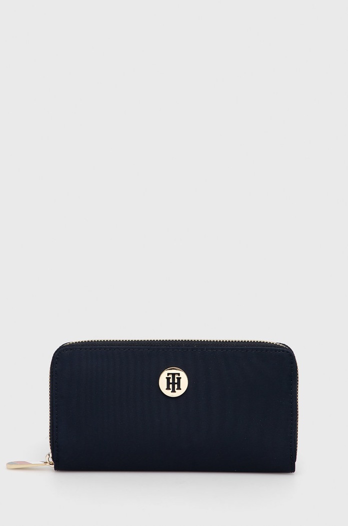 Πορτοφόλι Tommy Hilfiger υφασμάτινο σκούρο μπλε AW0AW10263.NOS