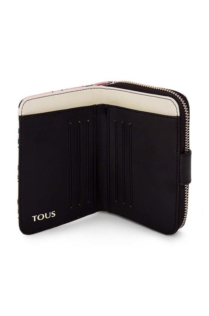 Akcesoria Tous portfel New Dubai Saffiano 2001689829 różowy