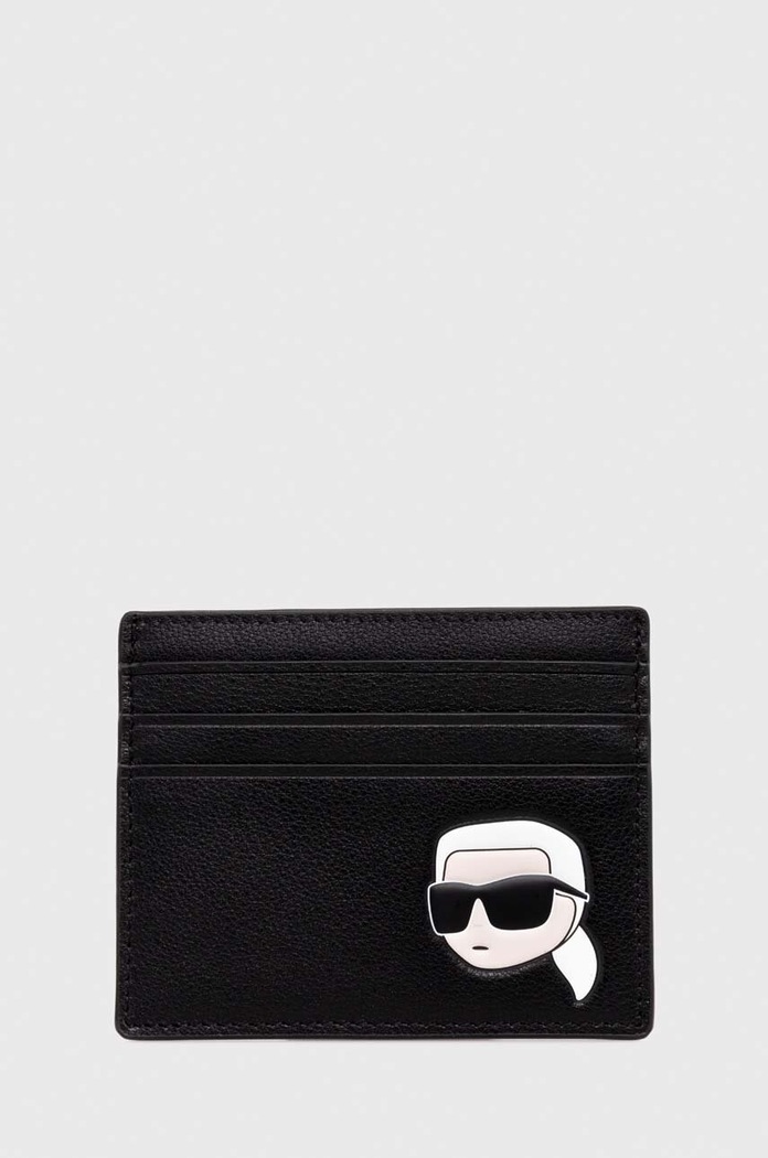 Karl Lagerfeld carcasa din piele piele negru 240W3257