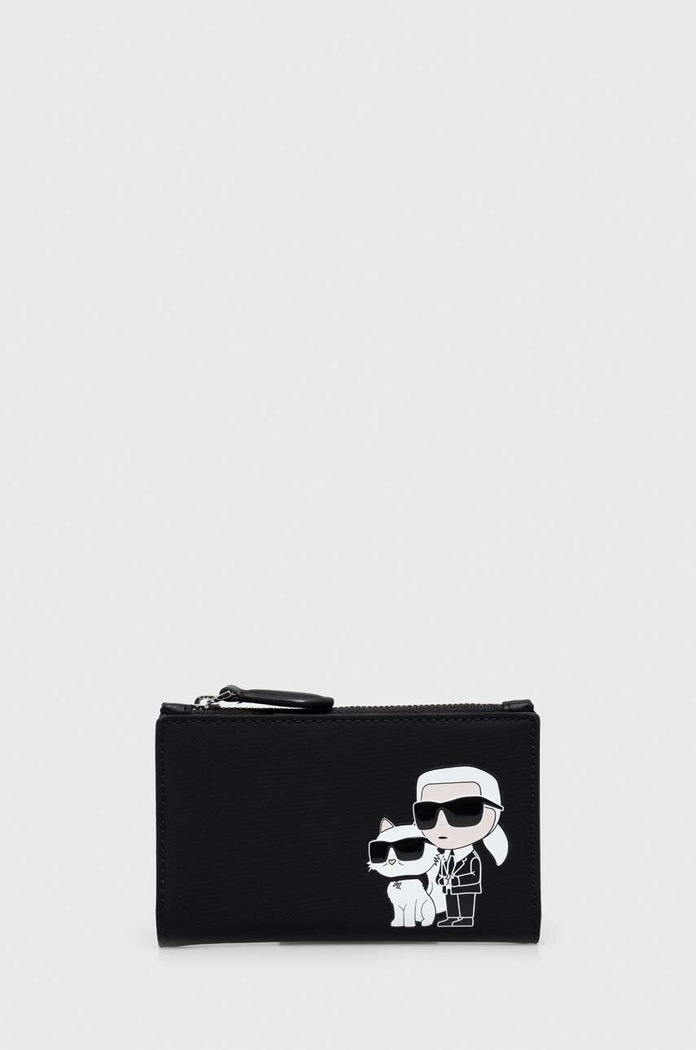 Peněženka Karl Lagerfeld vzorovaný černá 240W3233