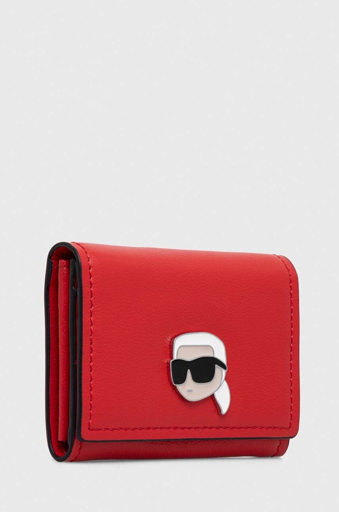 Шкіряний гаманець Karl Lagerfeld 240W3235 червоний AA00
