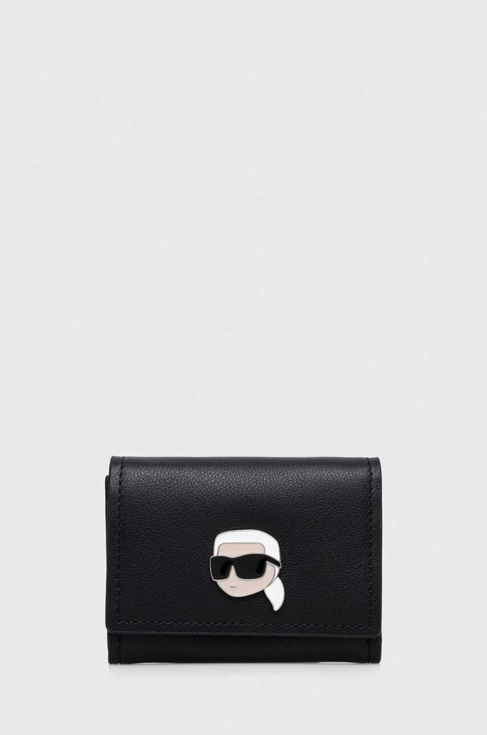 Karl Lagerfeld portofel de piele piele negru 240W3235