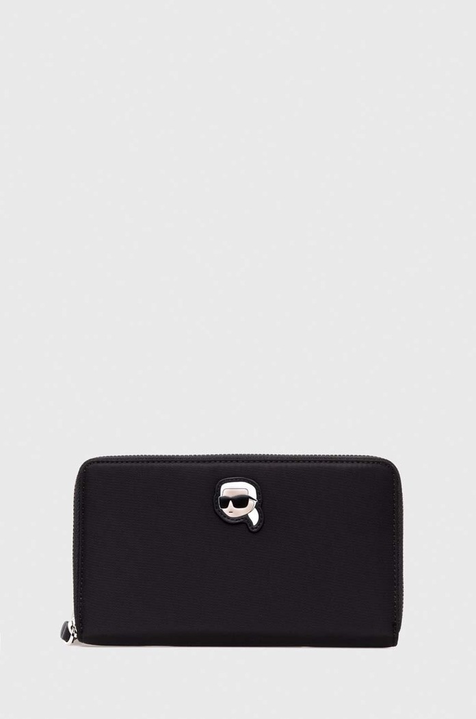 Karl Lagerfeld portfel tekstylny czarny 240W3231
