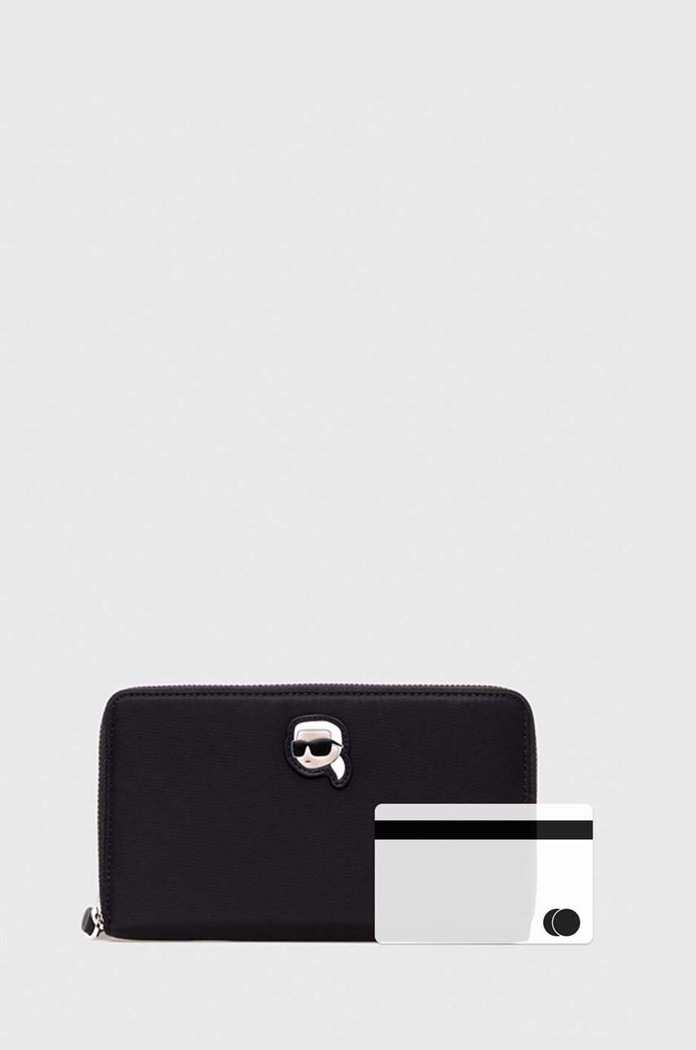 Karl Lagerfeld portfel czarny 240W3231