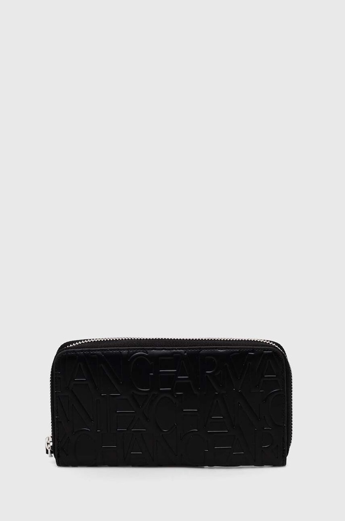 Armani Exchange portofel imitatie de piele negru 948451.CC793.NOS