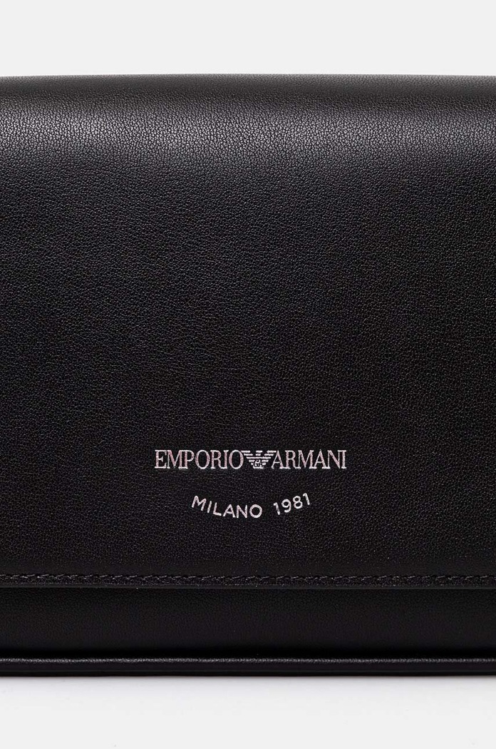 Doplnky Kožená kabelka Emporio Armani Y3H294.Y478E.NOS čierna