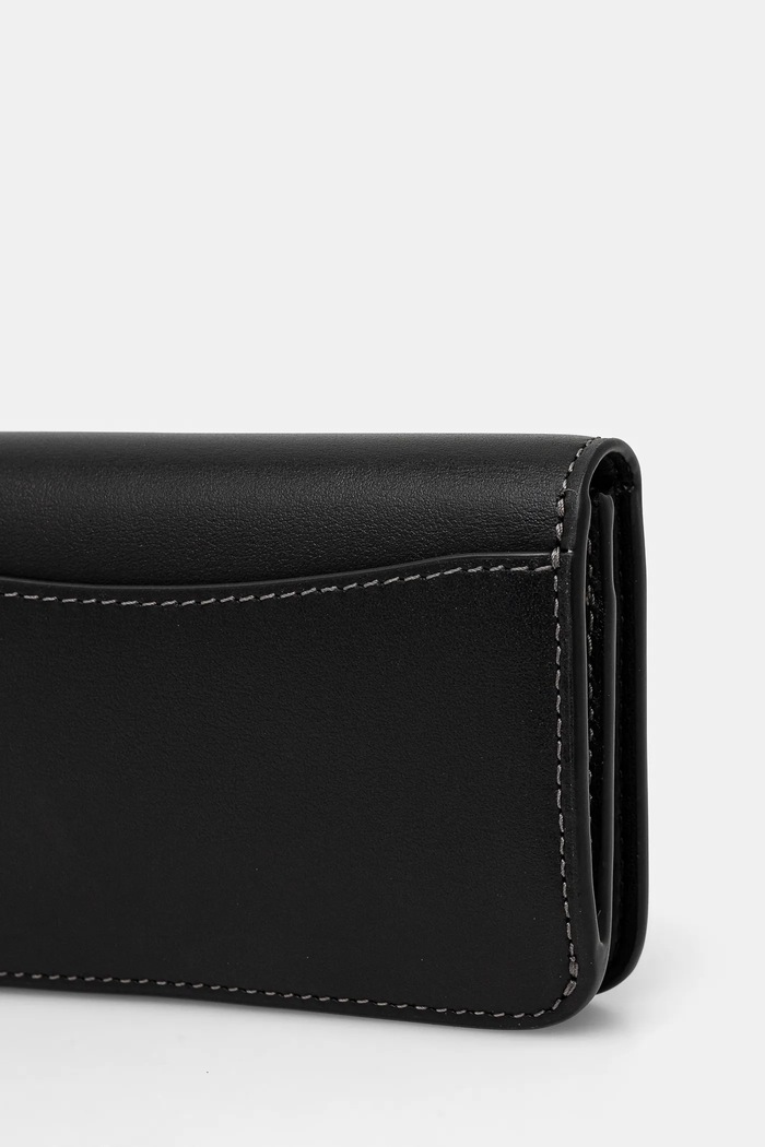 Аксесоари Coach портфейл от кожа дамски CR990 черен