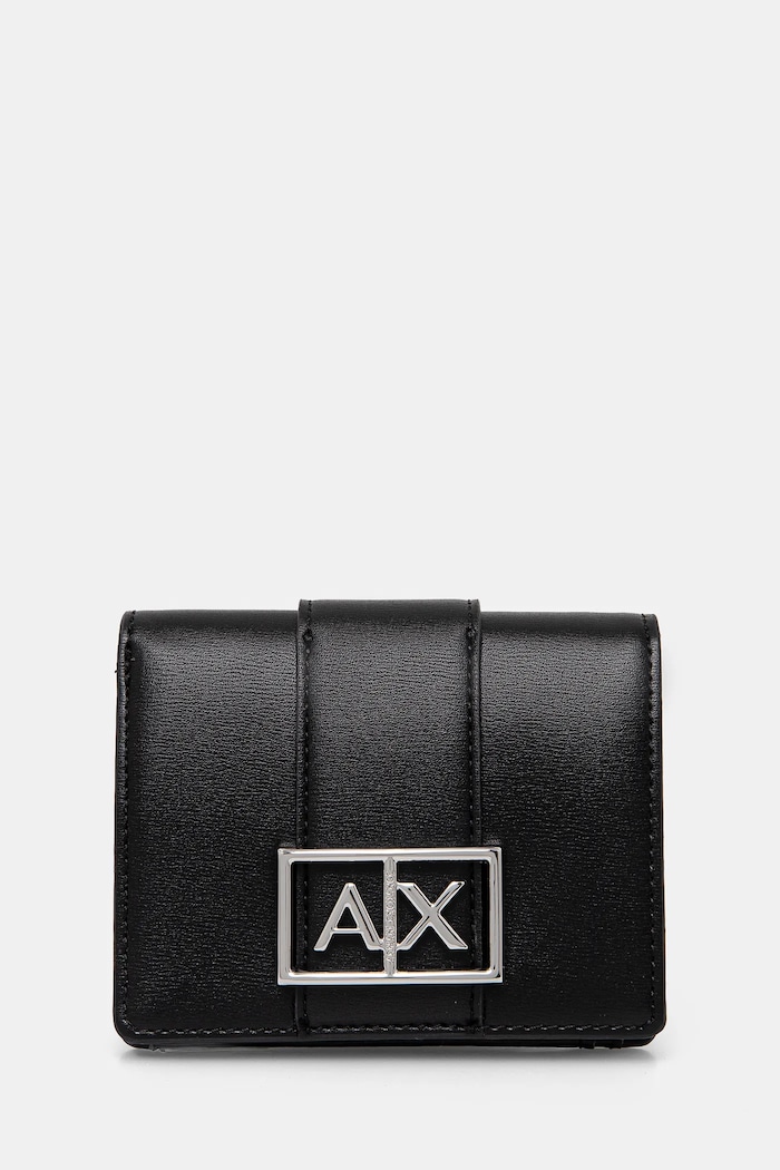 Armani Exchange portofel imitatie de piele negru XW000360.AF12039.NOS