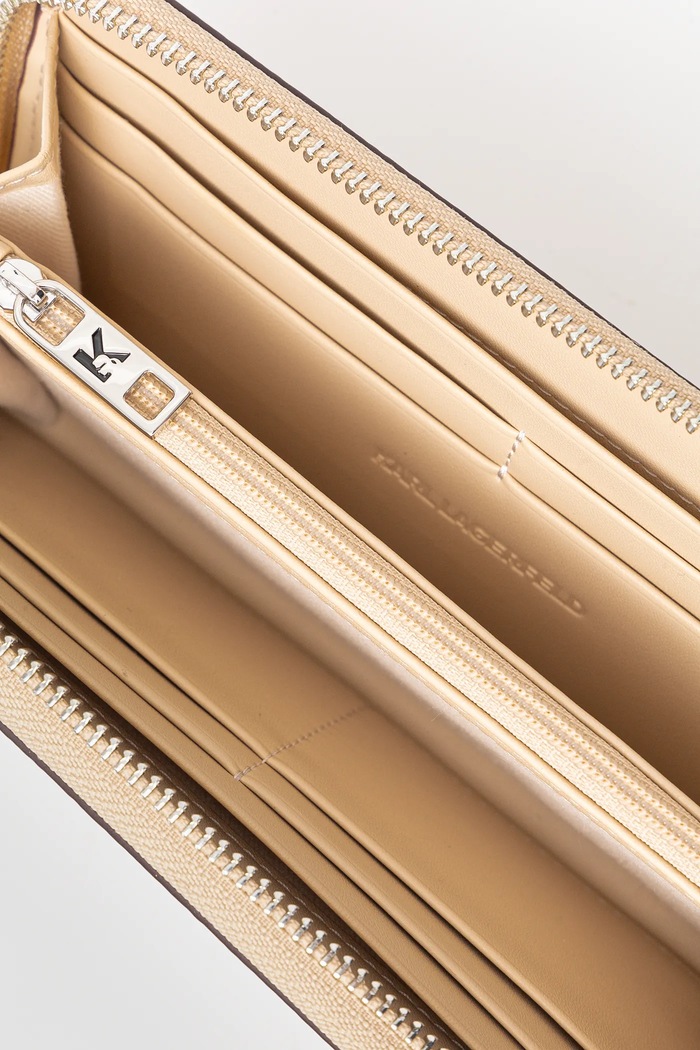 Karl Lagerfeld portofel IKON bej A1W32044