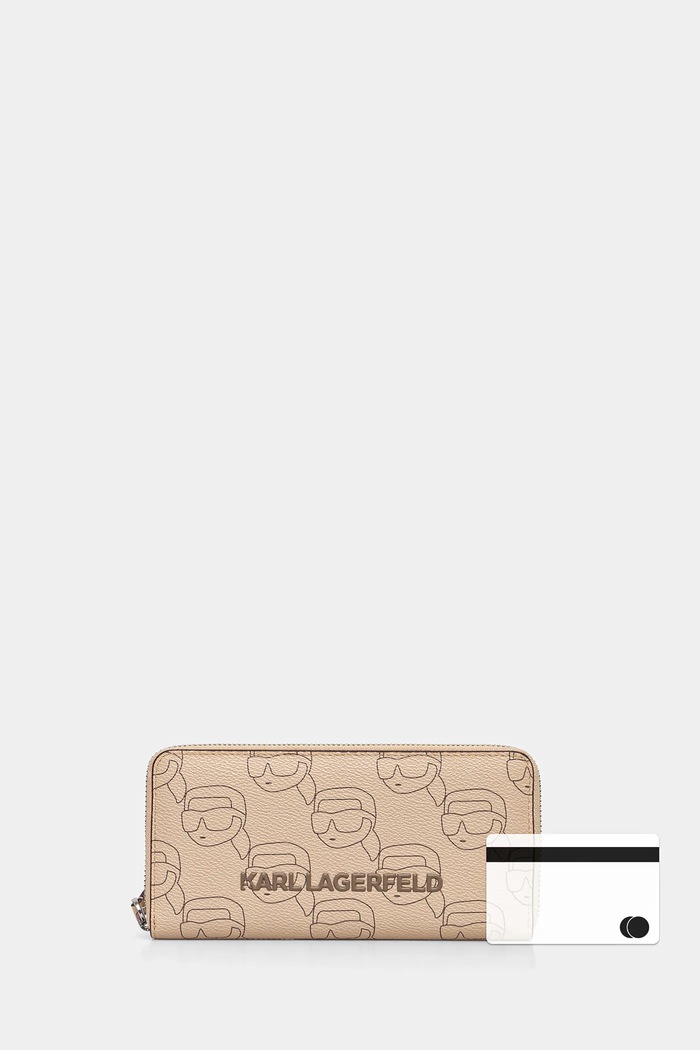 Karl Lagerfeld portofel IKON A1W32044 bej