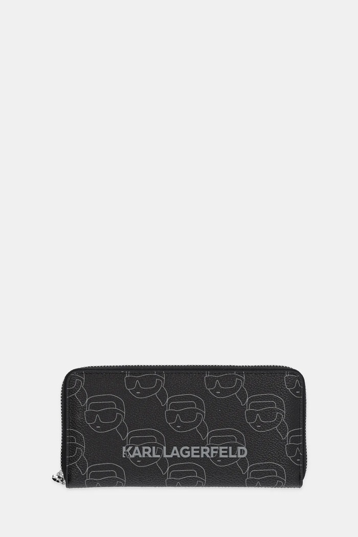 Karl Lagerfeld portofel IKON imitatie de piele negru A1W32044