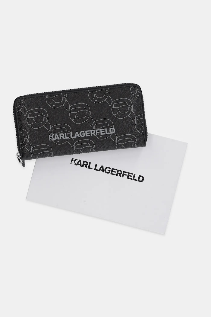 Karl Lagerfeld portofel IKON negru A1W32044