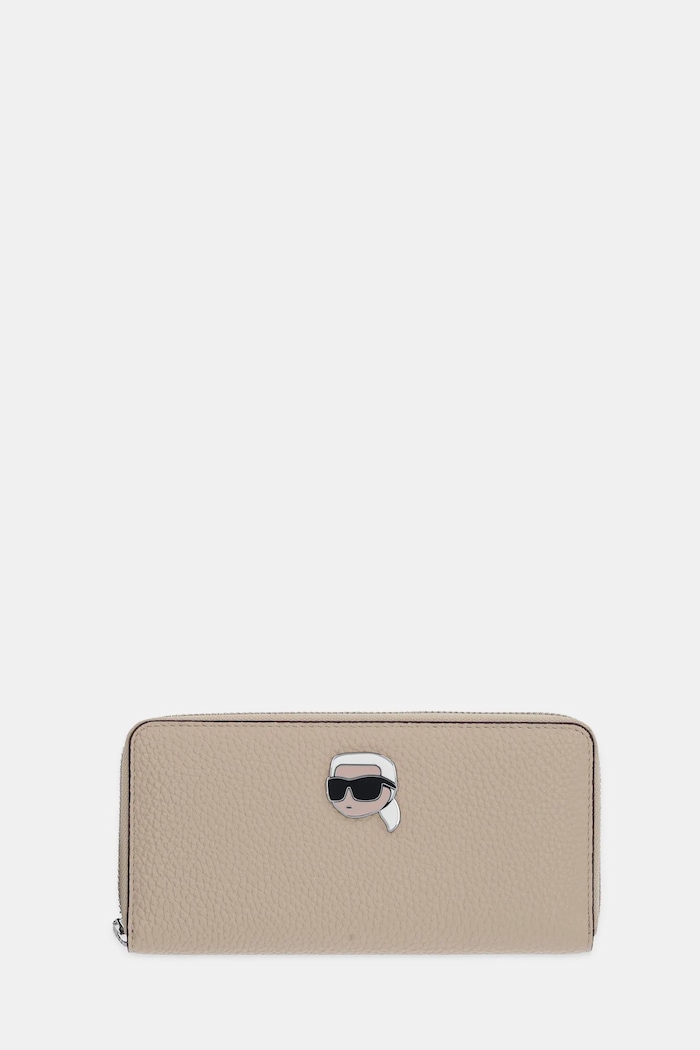 Karl Lagerfeld portofel IKON imitatie de piele bej A1W32124
