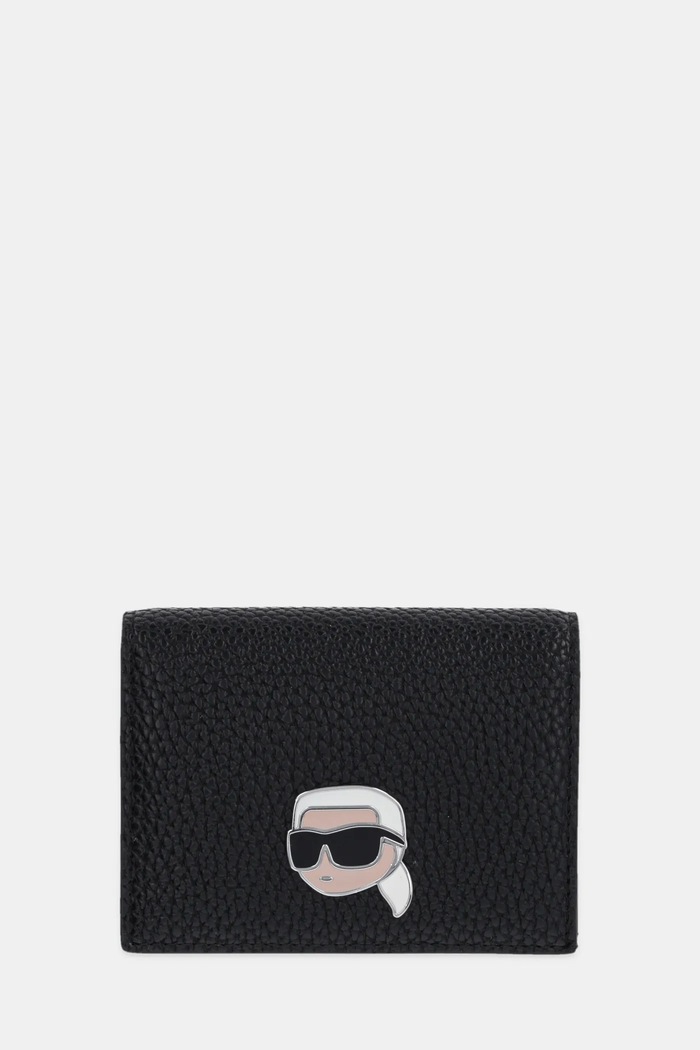 Karl Lagerfeld portofel IKON imitatie de piele negru A1W32125