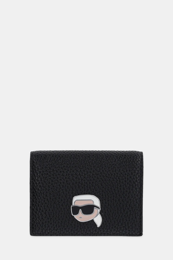 Karl Lagerfeld portofel IKON imitatie de piele negru A1W32125
