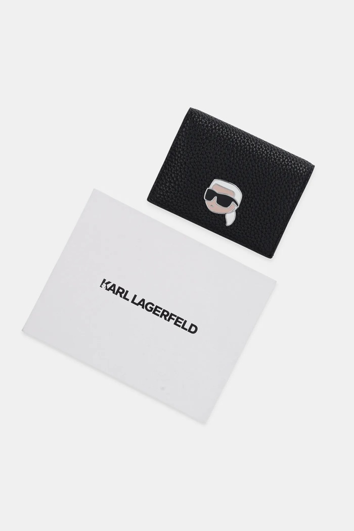 Karl Lagerfeld portofel IKON negru A1W32125