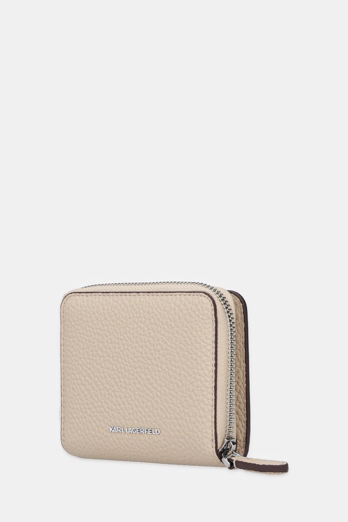 Karl Lagerfeld portofel IKON A1W32126 bej SS25