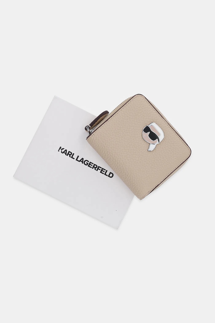 Karl Lagerfeld portofel IKON bej A1W32126