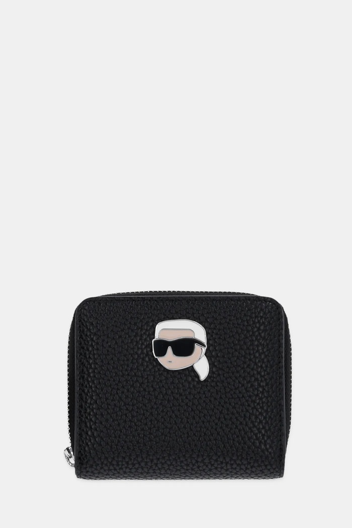 Karl Lagerfeld portofel IKON imitatie de piele negru A1W32126