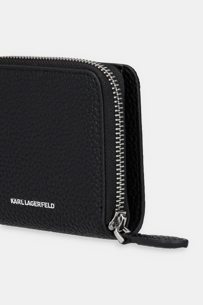 Karl Lagerfeld portofel IKON A1W32126 negru SS25