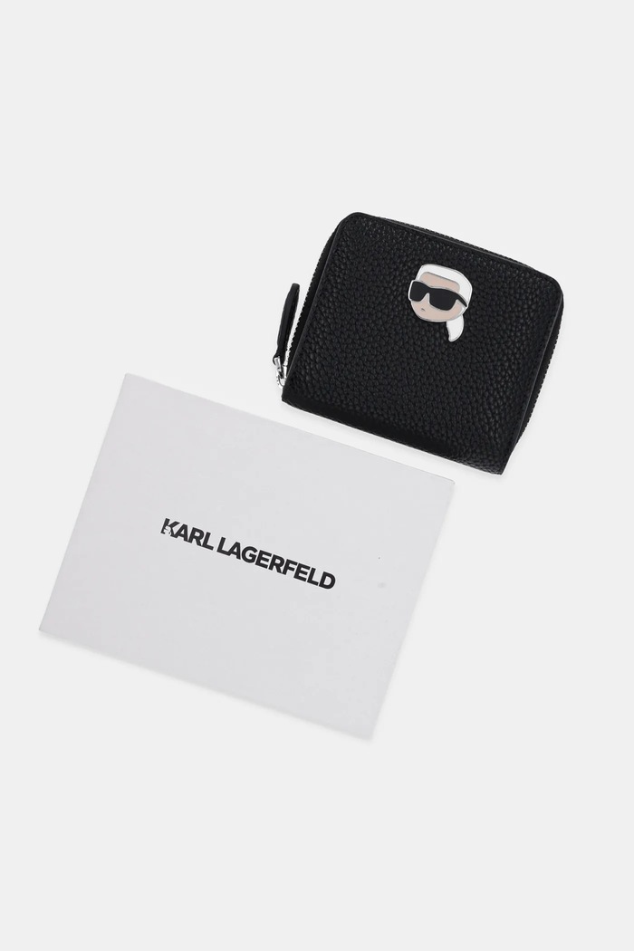Karl Lagerfeld portofel IKON negru A1W32126