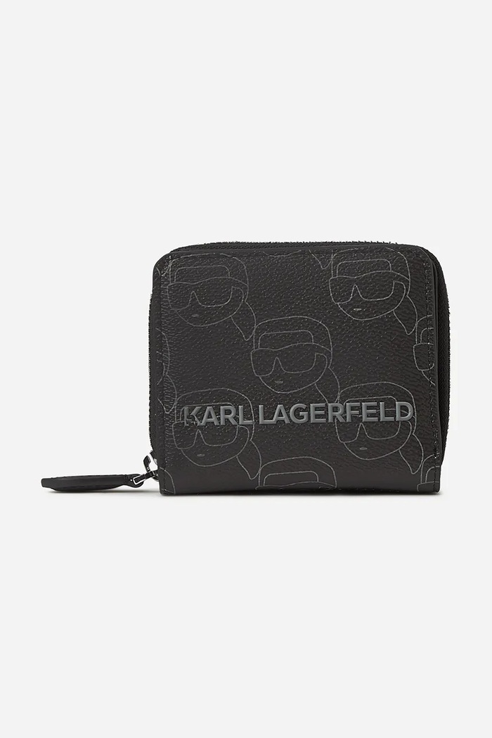 Karl Lagerfeld portofel IKON imitatie de piele negru A2W32018