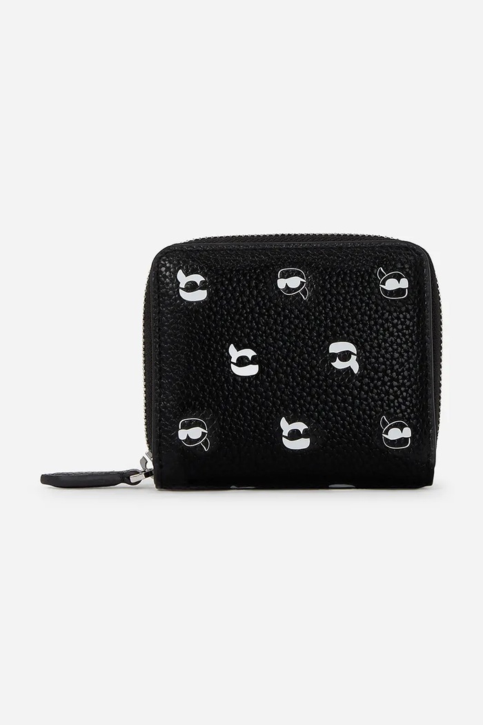 Karl Lagerfeld portofel IKON A2W32037 negru SS25