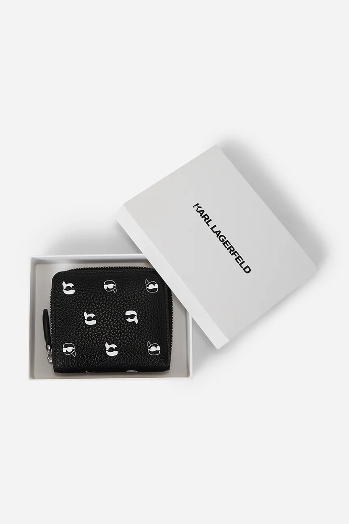 Karl Lagerfeld portofel IKON negru A2W32037