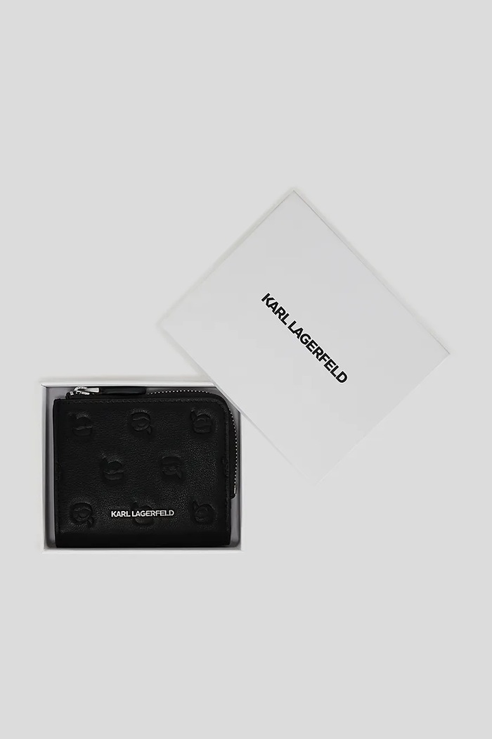 Peňaženka Karl Lagerfeld IKON MONOGRAM čierna A3W32007