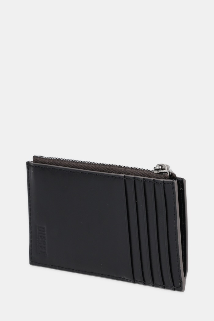 Kožená peňaženka Diesel 1DR 1DR CARD HOLDER III X10270.PS202 sivá AA00
