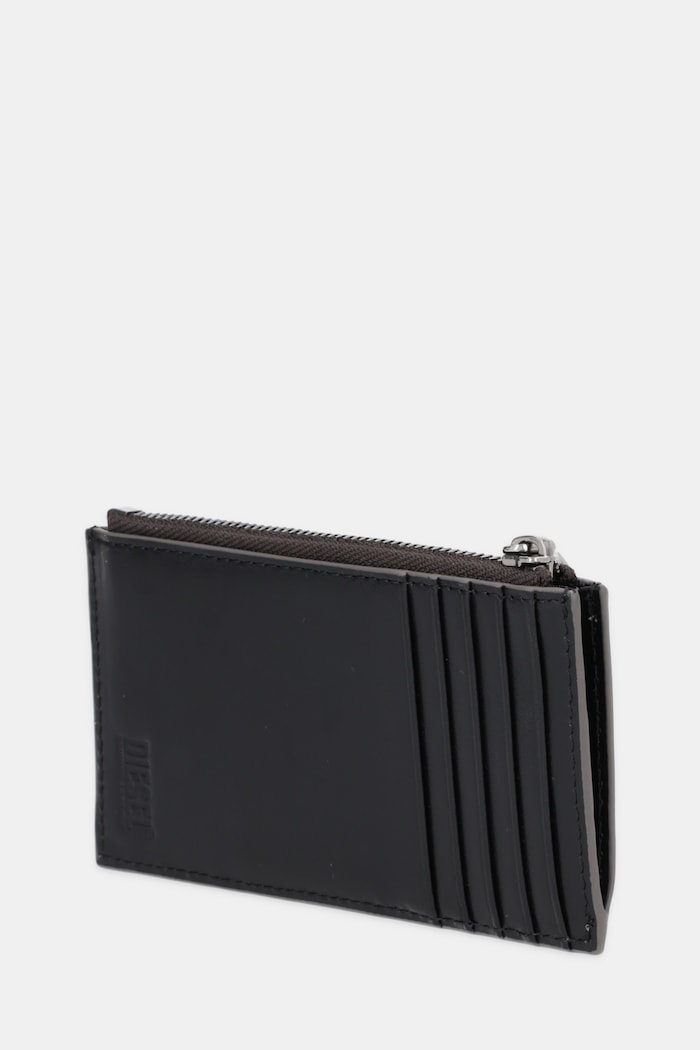 Kožená peňaženka Diesel 1DR 1DR CARD HOLDER III X10270.PS202 sivá AA00