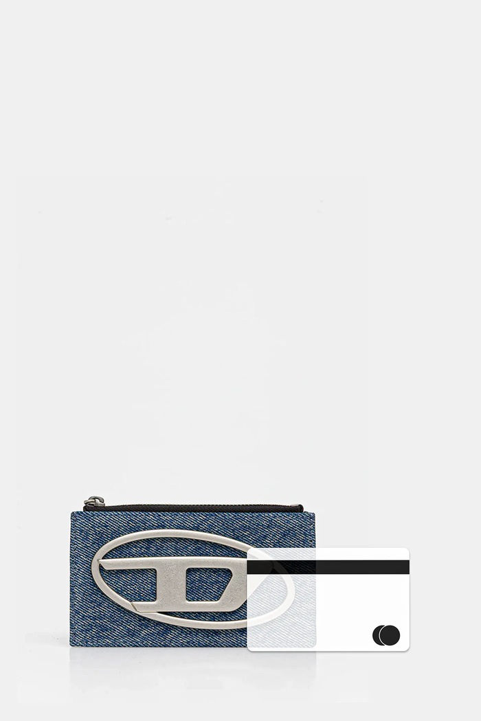 Diesel portfel 1DR 1DR CARD HOLDER III niebieski X10270.P1730