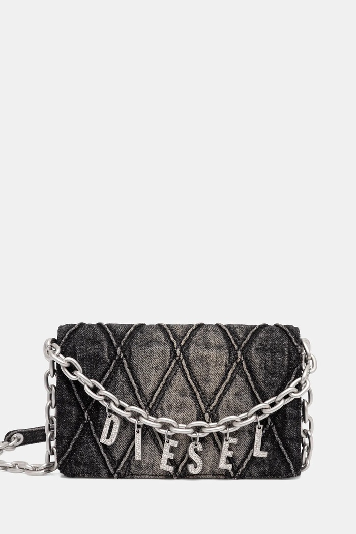 Diesel portfel CHARM-D CHARM-D tekstylny szary X10281.P6330